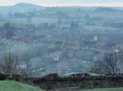 A view of Denbigh from the castle