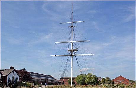 HMS Ganges mast