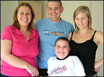 Joseph with his family