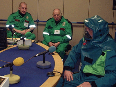 Ray Edensor and his paramedic team