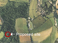 CHSW proposed site on the outskirts of St Austell