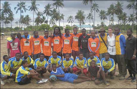 Football shirts donated from Ipswich