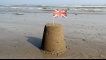 Picture of a sandcastle