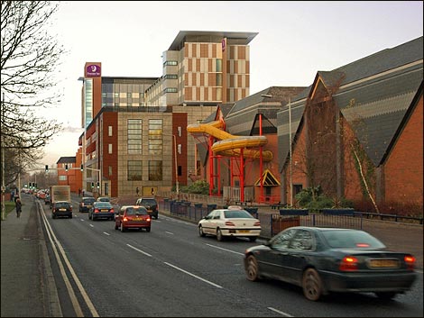 Artist's impression of how the ring road may look