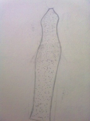 Long sparkly dress