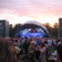 Sunset over the main stage