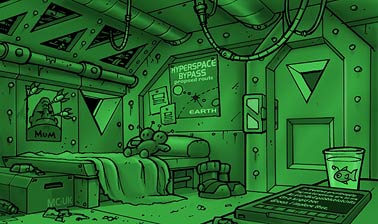 Vogon Captain's Quarters - by Nolan Worthington