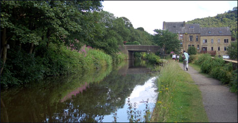 Rochdale Canal at Mytholmroyd