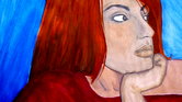 Me in red