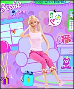 Barbie website screen shot