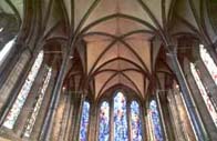 Photograph showing the interior of Salisbury Cathedral