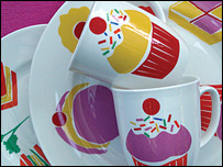 Glazed enamel china by Amanda MacPhail