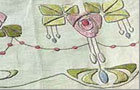 Art nouveau needlework