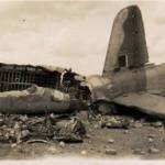 Crashed Sterling at Lydda. It had been shot down.
