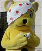 Pudsey with cameras