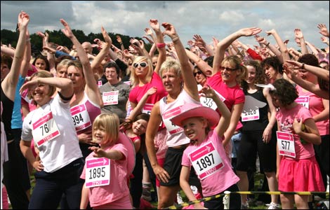 Race for Life 2008 at West Mid showground