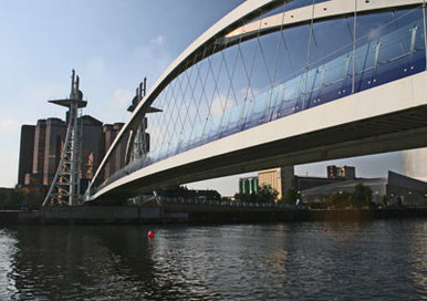 The Lifting Footbridge - Salford Quays