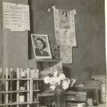 Fred's office at Blida, Algiers. Note the picture of his future wife above the desk.