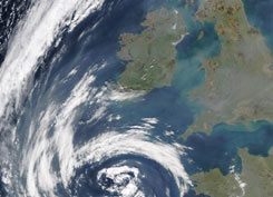 pollution over the UK