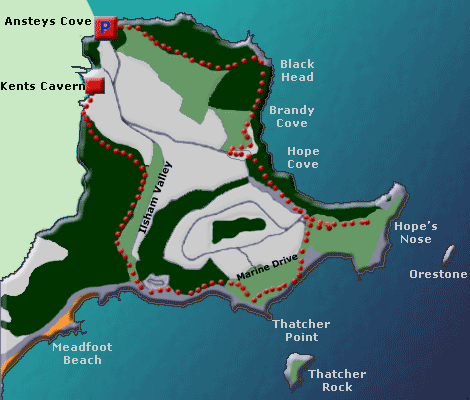 Coral coast route map