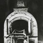 One of the ovens found at Belsen Concentration Camp
