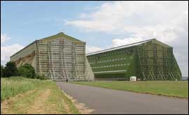 The hangers at Cardington.