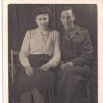 Betty Edworthy and Christopher George Andrews at a dance in Exeter, Devon in 1945