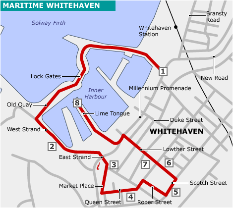 Whitehaven map