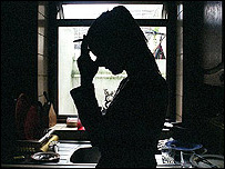 Depressed person