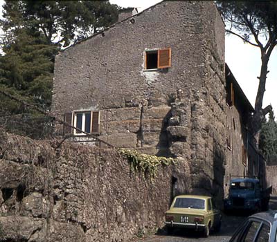 Tower of the legionary fortress at Albano