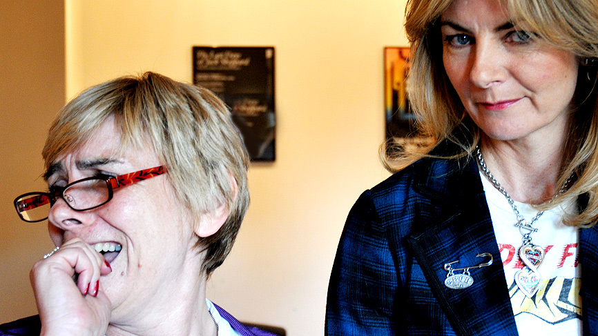 Susan Morrison and Jo Caulfield