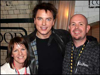 The Watson family with John Barrowman