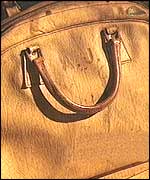 Amy Johnson's flight bag
