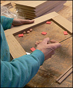 Assembling a door