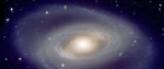A galaxy in space