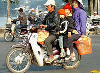 Is Mike's moped in China?
