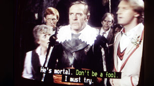 Subtitled Doctor Who from the 1980s