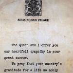 Letter from King