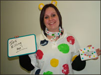 Sponsored silence for Children in Need at Selby College