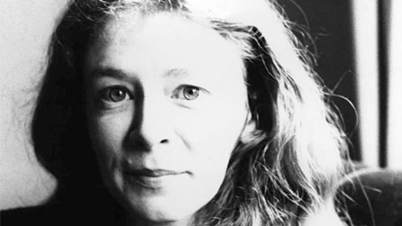 Black and white image of Catherine Fisher