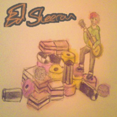 Ed Sheeran Album Design.