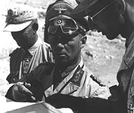 Rommel and his aides