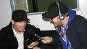 Limp Bizkit backstage at Reading 2010