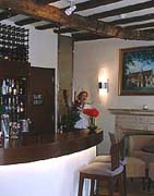 The hotel bar