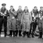 Crew of Z for ZEE, a Lancaster of No 7 PFF Squadron, taken at the Squadron OTC,WATERBEACH in February 1943. The aircraft was named Z for ZEE after the Captain, WO Jerome Zee, a Polish American who joined the RAF. At the end of his Operational Tour, he left to join the American Air Force.