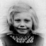 Peggy Ellicott aged 5.