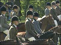 Young horse riders