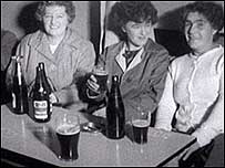 Women drinking