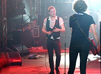 Ricky and Simon on stage