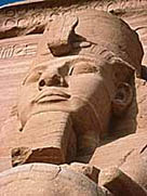 Image of carving of Ramesses at Abu Simbel